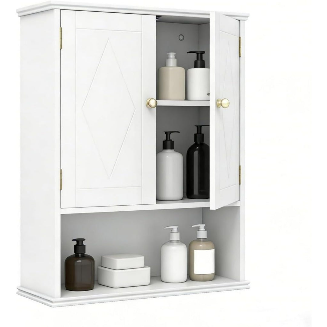 etagere en Bois d'Ingenierie, Finition Blanc