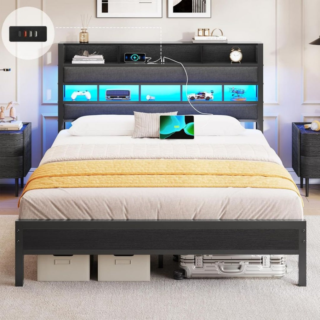 etagere avec eclairage LED Style Contemporain et Robuste