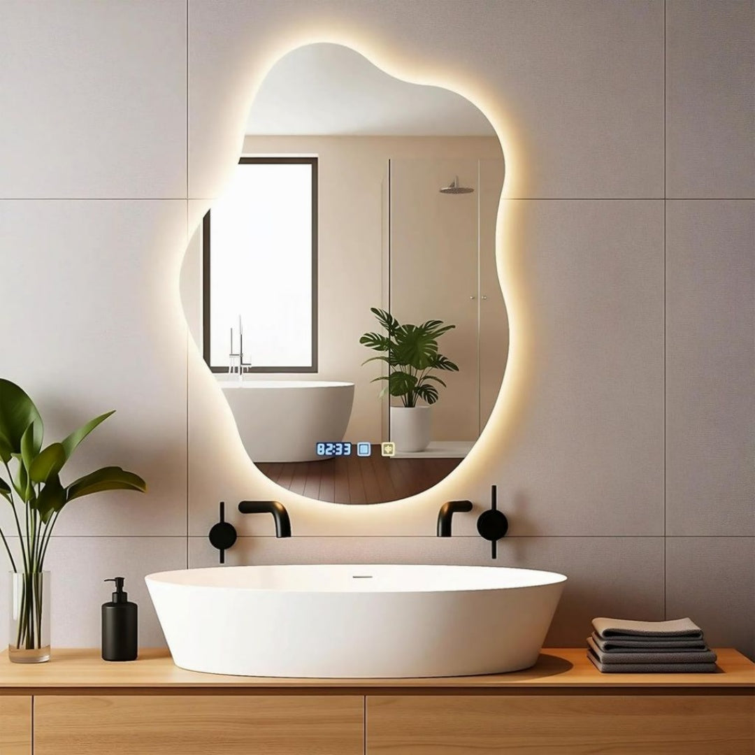 Miroir de Salle de Bain Retroeclaire Blanc