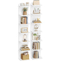 Bibliotheque Murale, 24 x 30 x 186 cm, Couleur Blanc