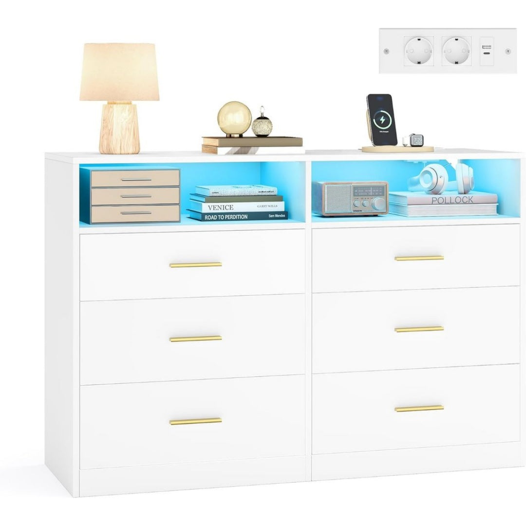 Armoire en Panneau d'Agglomere, Finition Blanc