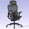 Fauteuil de Bureau Ergonomique – Acier, Noir