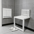 Chaise Pliante Blanc en Bois Massif